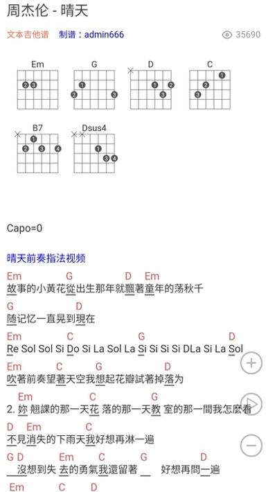 吉他谱曲谱大全1