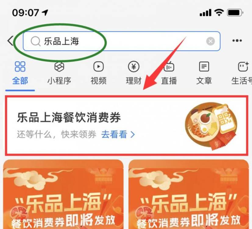 支付宝2025上海消费券在哪领