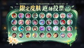 王者荣耀9周年庆返场投票英雄皮肤有哪些