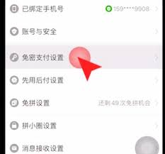 如何关闭“免密支付”