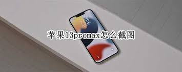 13promax如何截屏