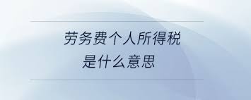 个人所得税是什么意思