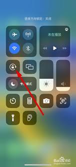 iphone怎么设置锁定屏幕旋转