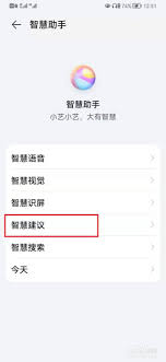 华为手机怎么把小艺建议关掉