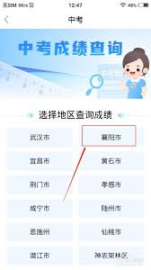 i襄阳如何查询中考成绩
