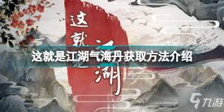 这就是江湖气海怎么玩