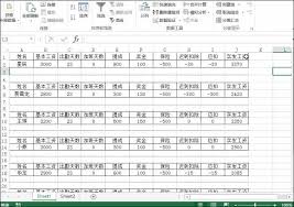 如何用excel制作工资条