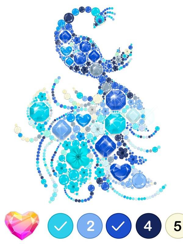 数字钻石画填色书4