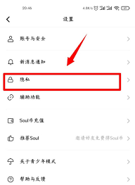 Soul如何屏蔽手机通讯录