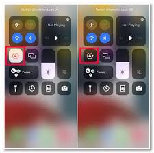 iphone锁定屏幕旋转不好使