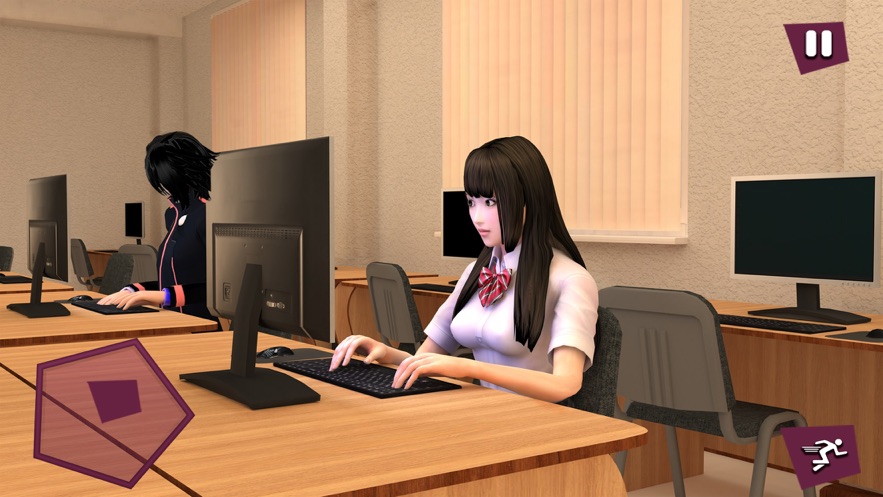 动漫学校的女孩生活模拟器3D中文版