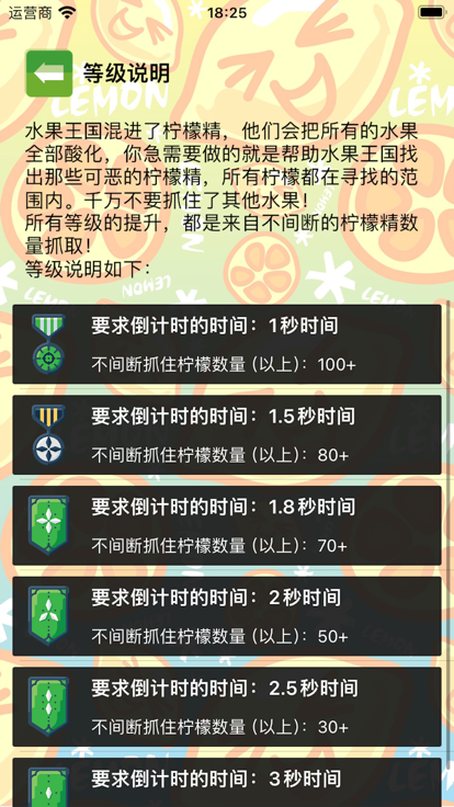 眼疾手快柠檬精苹果版2
