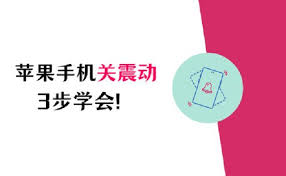 怎么关闭苹果手机震动感应功能