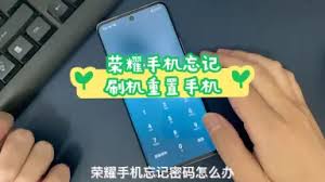 荣耀手机密码怎么破解啊?