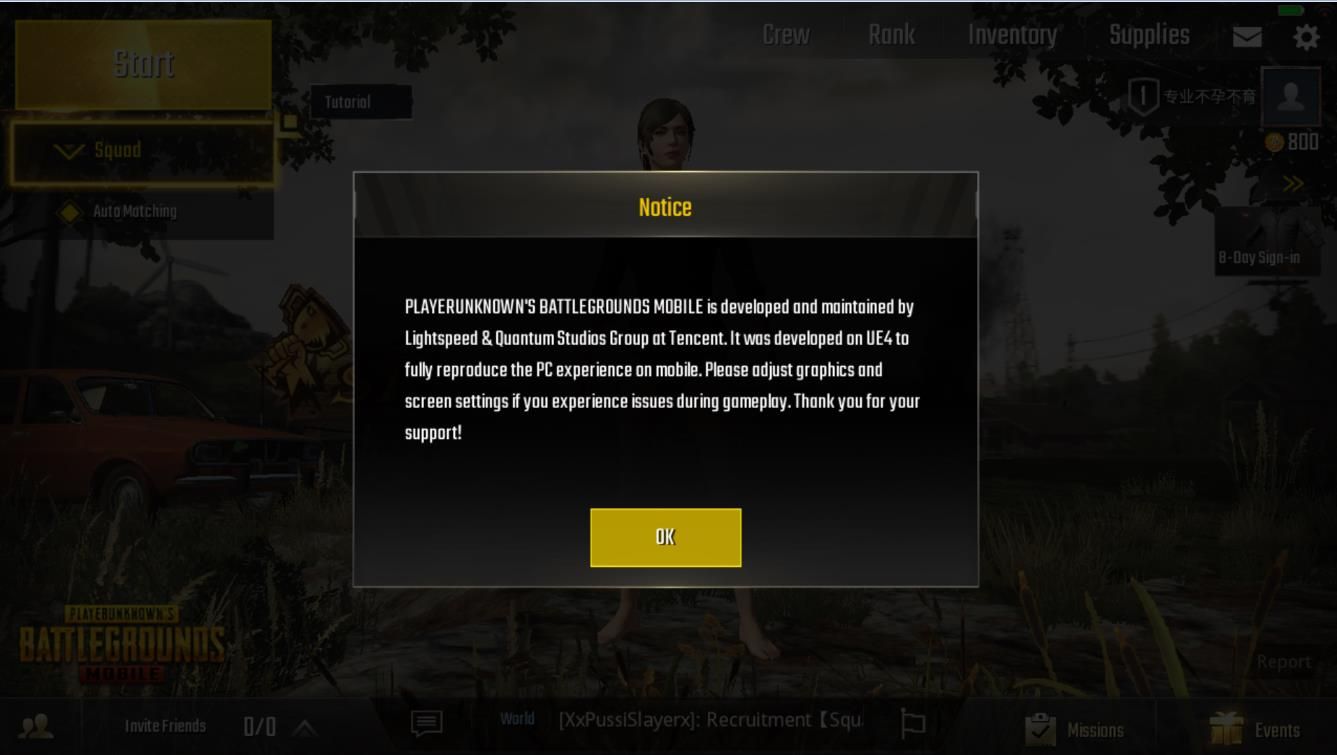 PUBG MOBILE