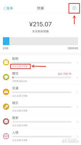 口袋记账怎么修改月预算