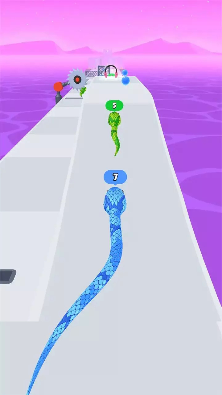 七彩蛇3D竞速2
