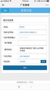 广东税务如何进行实名认证