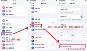 苹果手机在哪设置来电闪光灯闪呢