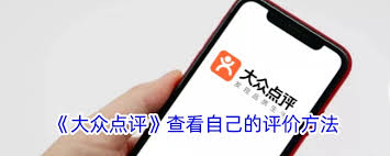 大众点评怎么看自己的评价
