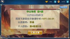 这就是江湖华山论剑排名有什么奖励