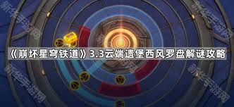 崩坏星穹铁道云端遗堡西风罗盘怎么解开