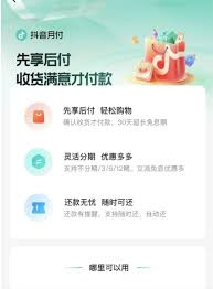 抖音月付最新使用规则是什么