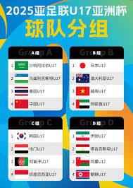 亚洲U17国足分组赛程表直播平台在哪看