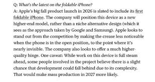 苹果首款折叠屏iPhone放大招了吗