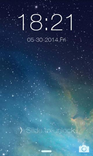 IOS7滑动解锁IOS7 SlideUnlock1