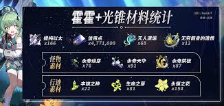 崩坏星穹铁道藿藿养成材料有哪些