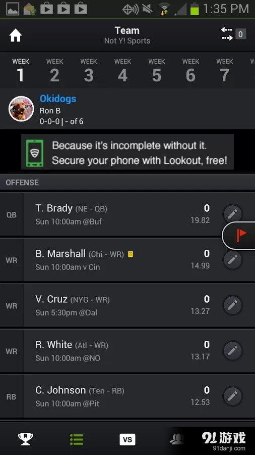 Yahoo Fantasy Sports Foo...1