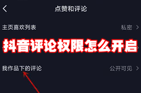 抖音评论权限如何设置