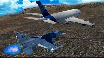 F16空中加油