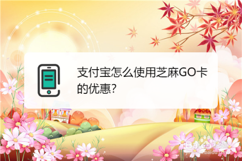 支付宝芝麻GO卡如何才能使用