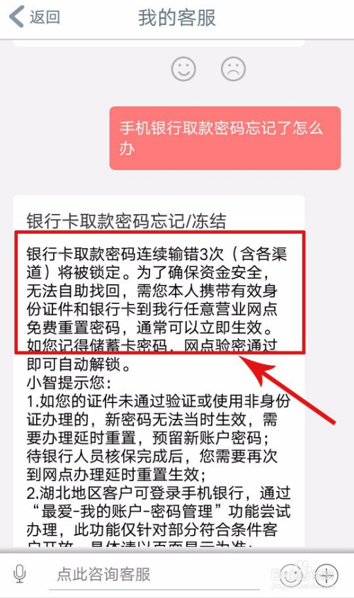 手机银行忘记支付密码怎么办