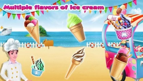 冰淇淋沙滩车