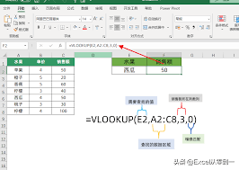 如何使用Excel VLOOKUP函数