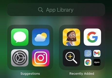 怎么在iPhone上显示被隐藏的应用程序