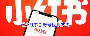 如何检测小红书账号