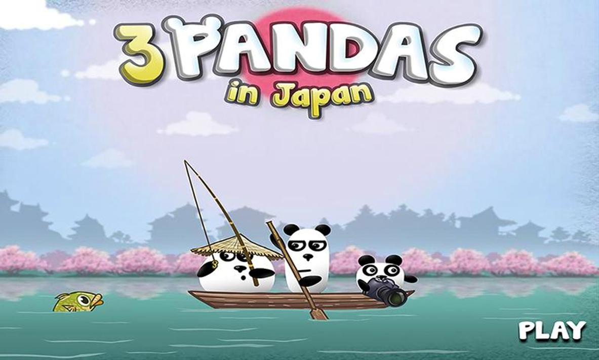 日本3只熊猫：冒险拼图游戏3