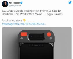 戴口罩时iPhone13怎样实现人脸识别