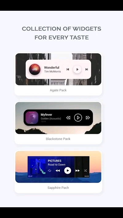 Audio Widget Pack音频小部件包4