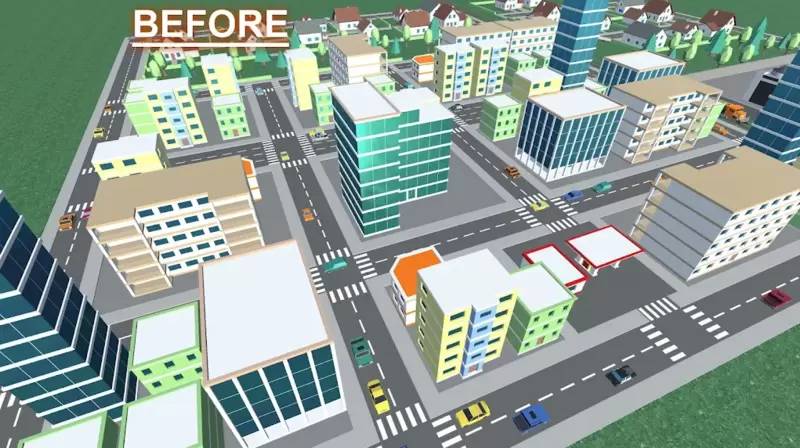 全部城市粉碎3D2