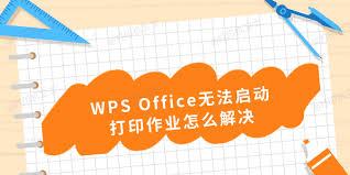 WPS Office无法启动打印作业的原因