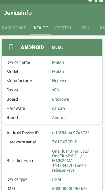 DeviceInfo(DeviceInfo手机配置查询)V1.1.1 安卓版2