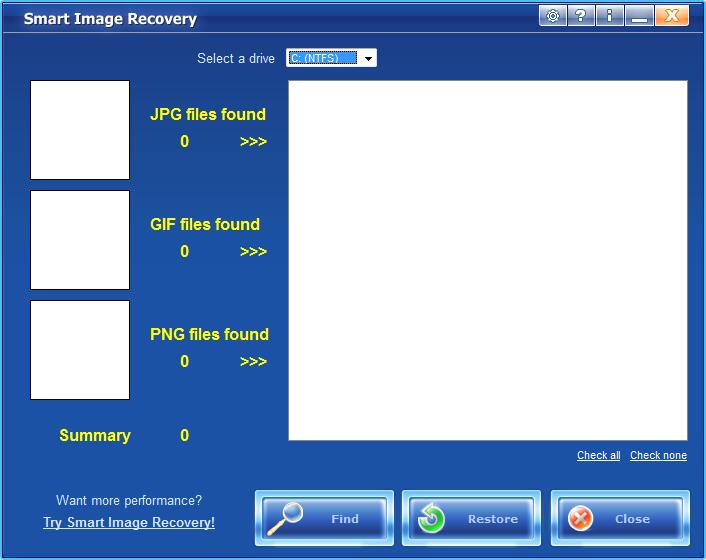 Smart Image Recovery(图片恢复软件)绿色版