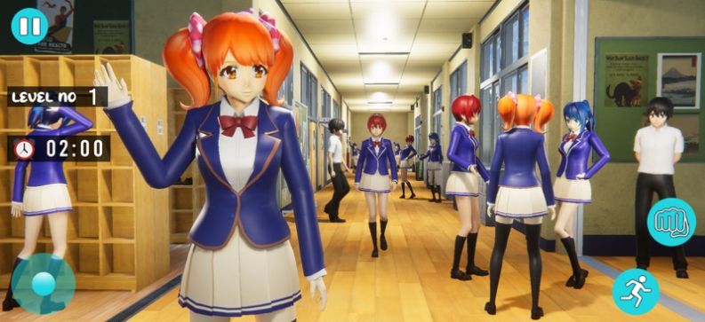 动漫女孩学校生活模拟1