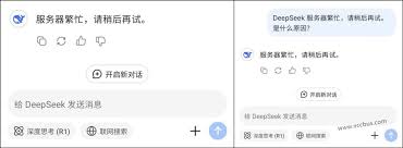 DeepSeek服务器繁忙是怎么回事