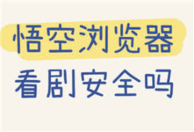 悟空浏览器看剧是否安全